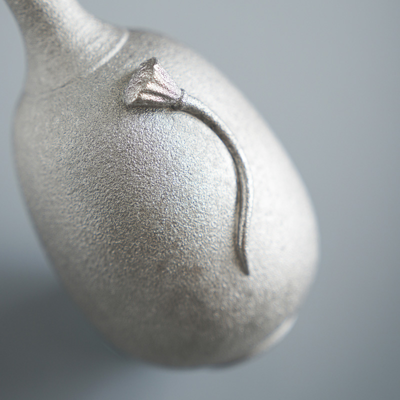 M letters kilowatt/hall vase household act the role ofing is tasted furnishing articles ancient silver glaze ceramic floret bottle vertical desktop flower implement Song Yunying 02