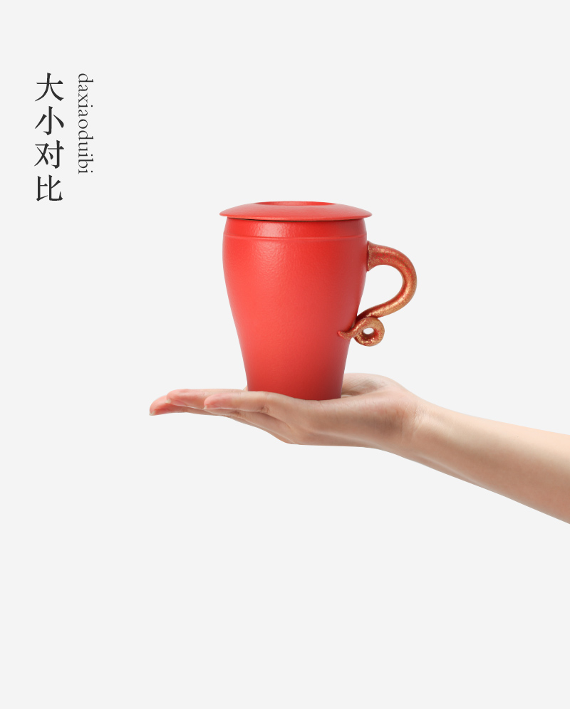 M letters kilowatt/hall mark cup creative home, valentine gift porcelain office tea cups with cover female in extremely good fortune