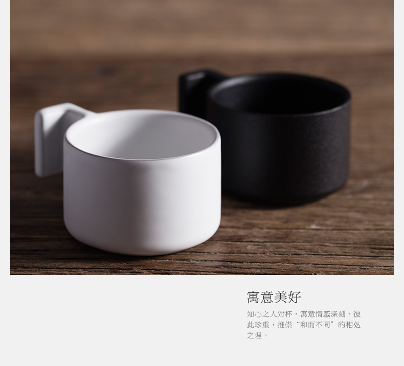 M letters to send kilowatt/hall cup new ceramics domestic cup contracted wind industrial Chinese valentine 's day gift cup