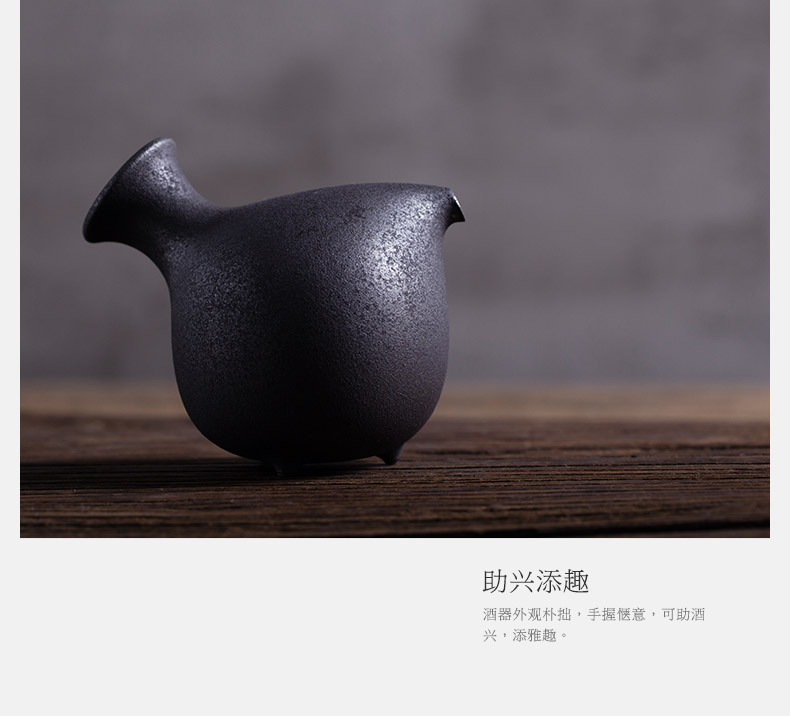 M letters kilowatt/hall temperature wine pot wine suits for Chinese antique ceramics drunk wine warm hot hip flask a small handleless wine cup glass pot