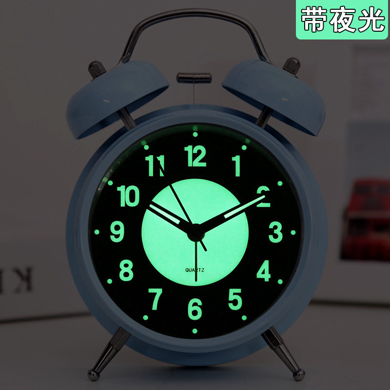 Luminous little alarm clock student dedicated children boys and girls electronic clock alarm bed head 2021 new get up artifact