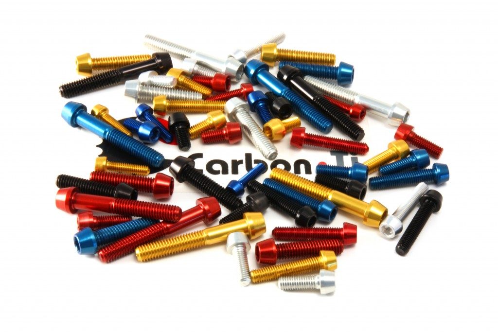 Carbon ti Tapered head Al7075 aluminum front and rear dial tension screw M4X16 M4X20