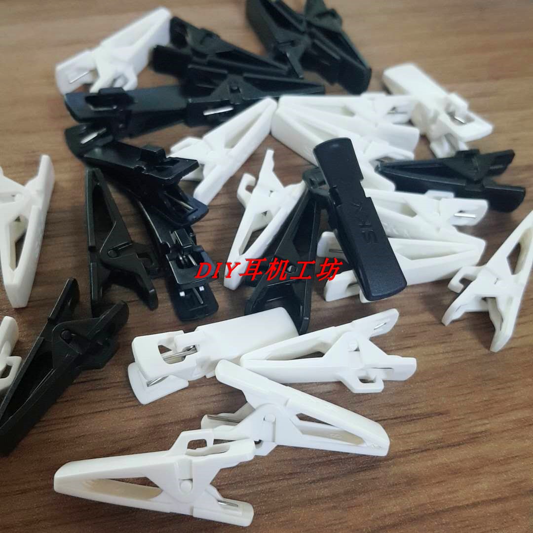 DIY earphone accessories earphone clip earphone clip collar clip earphone round wire flat wire clip accessories clip