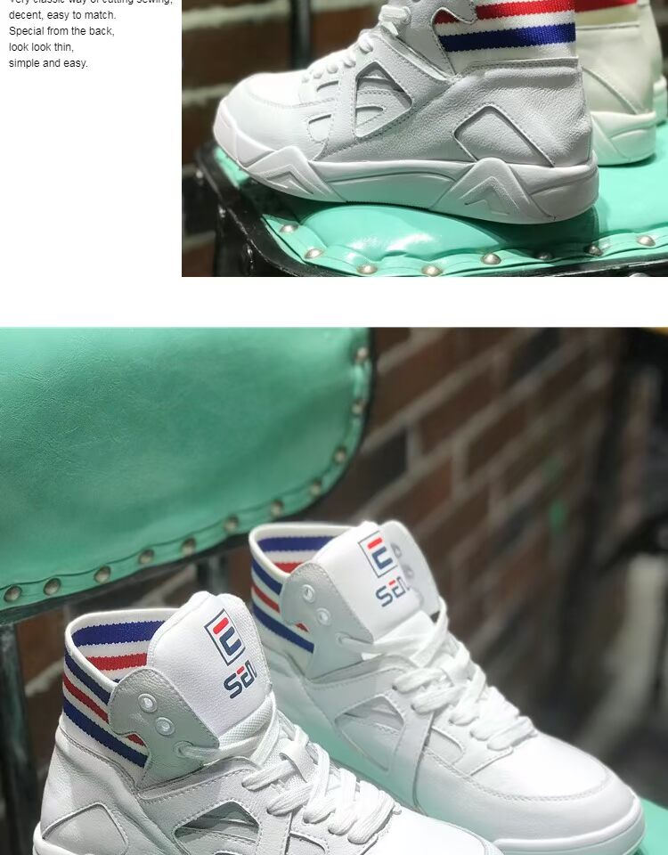 Giày cao cổ nữ 2018 mới mùa thu đế bằng da đế xuồng thể thao giày boot nữ cổ lửng