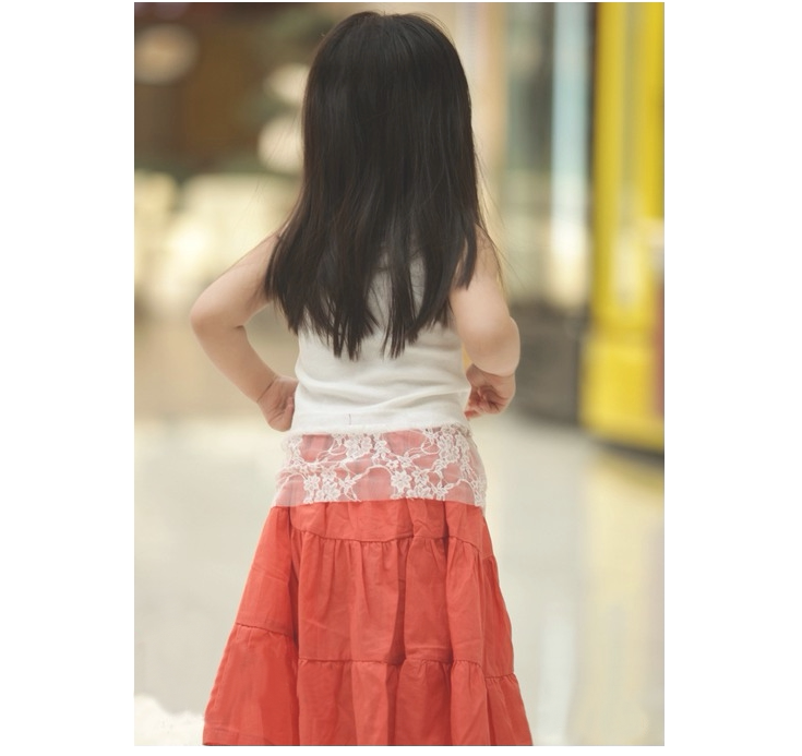 Jupe enfant en mousseline de soie - Ref 2049100 Image 52