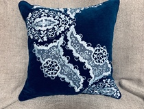 Hot sell new foreign trade original single heavy pound embroidered washed blemable pure cotton flat suede cushion sleeve backrest without cotton core