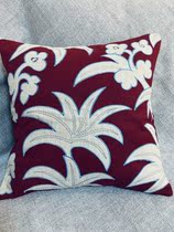 Hot sale Other original single wool Applique Linen Cushions Jacket Living-room Floating Window Backrest Without Cotton Core