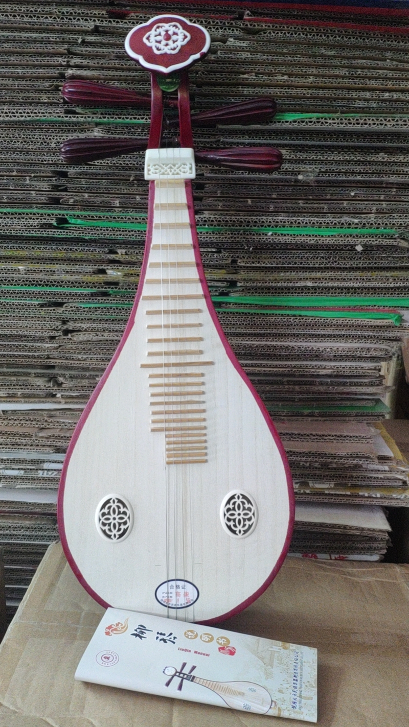 Musen Musical instruments Liuqin Musical instruments Tsubaki Wooden Liuqin Musical instruments with package Beginner practice test grade playing Liuqin