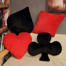 Poker Styling Hug Pillow Cute Plush Toy Loving Peach Blossom Plum With Pillow Black Peach Creative Birthday Gift Doll