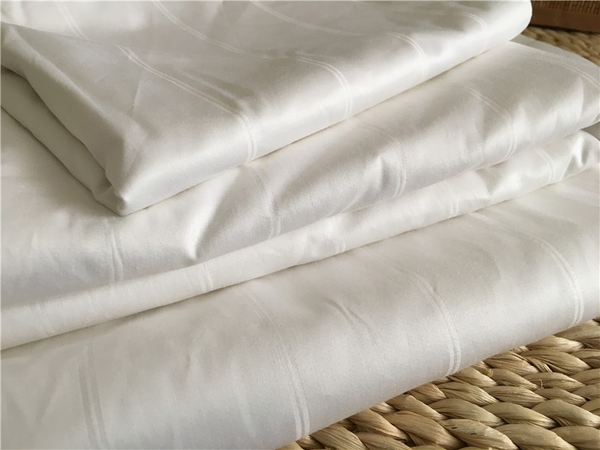 Foreign trade new pure color Shandong Province pure cotton 100S Egyptian cotton gon satin quilt cover full cotton white double bed single bed hat