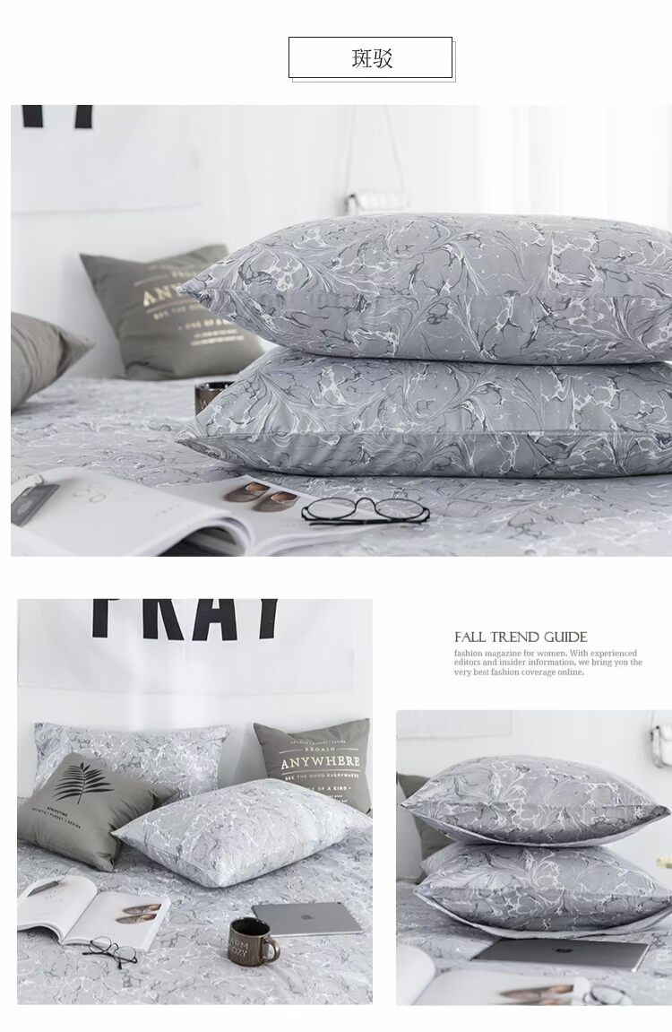 Bắc Âu tối giản gối bông nhỏ tươi nạp phong bì đơn in bông gối cặp 48 74cm - Gối trường hợp gối đôi