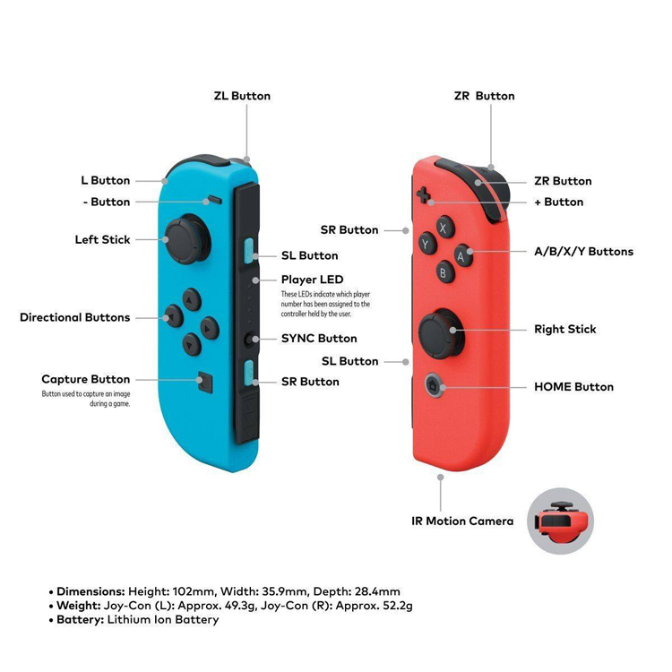 Nintendo NS chuyển sang xử lý somatosensory Tay cầm điều khiển trò chơi Nintendo NX gốc xử lý + điểm dây tay tay cầm chơi game ps4