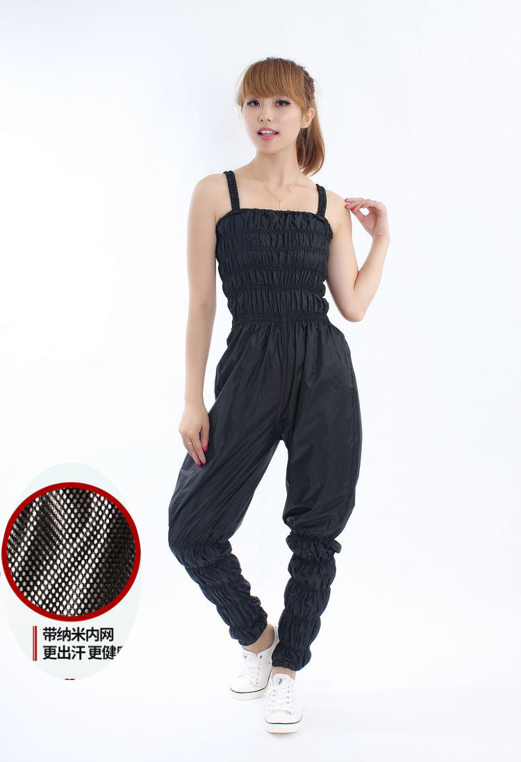 Sweatpants Slimming Pants Weight Loss Clothes Sweatpants Sauna Sweatclothes Sweatpants Strengthen Version Tight Waist Tight Leggings Pants Explosive Sweatpants Sweatpants