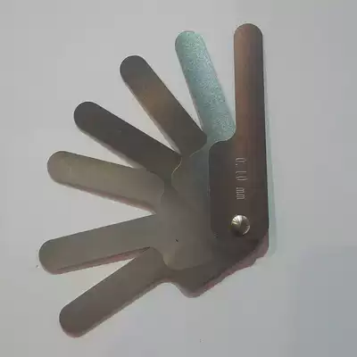 Invisible correction adjacent measuring ruler Adjacent surface de-glazing sheet cutting auxiliary tool Gap measuring ruler 7-piece set  