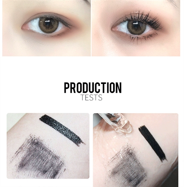 Người nổi tiếng trên mạng với cùng một kiểu mascara Xianxin, không thấm nước, làm cong lâu, không nở, mã hóa, làm dài và dày mi màu đỏ thuần - Kem Mascara / Revitalash