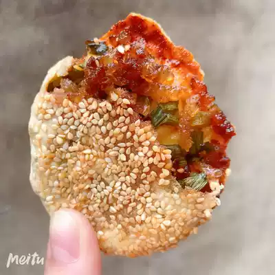 Fujian Fuzhou snacks Yongtai onion cake non-Fuqing light cake Jian'ou 10 Yongtai scallion pancakes meatloaf patties