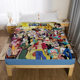 ຜ້າປູບ່ອນນອນ One Piece Single piece bed cover sheet non-slip bed cover 1.8m1.5m Simmons bed protective cover Luffy 2