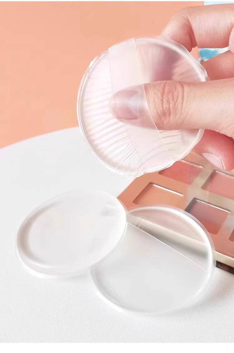 Щетка для лица 超软硅胶粉扑不吃粉果冻气垫透明干湿两用bb霜隔离防晒霜粉底液扑