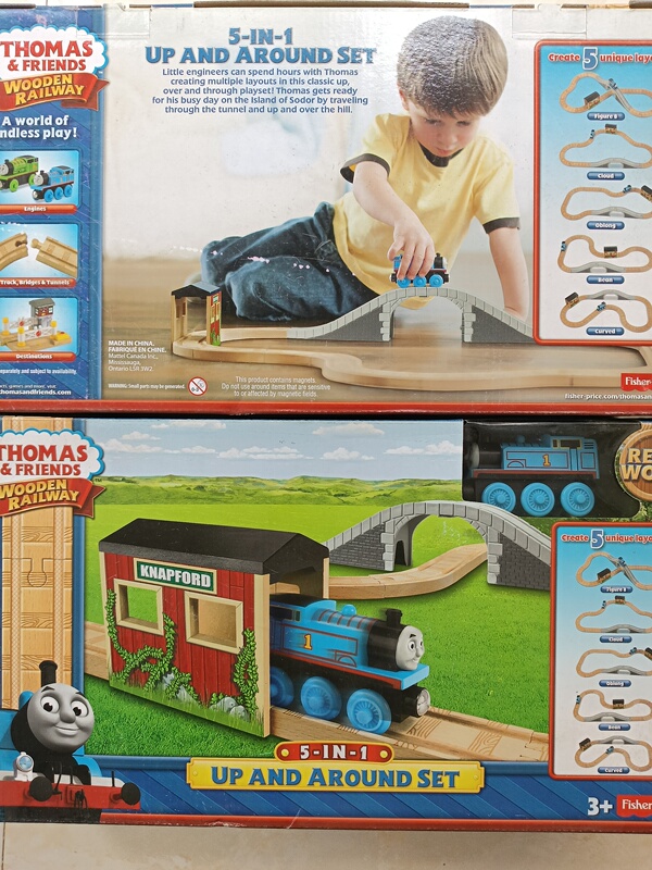 Thomas Thomas Luxury Wooden/Quality Track Set Is Compatible with Ikea Track Y4418