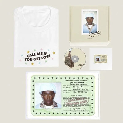TYLER THE CRETOR album printed star pattern short-sleeved T-shirt Hip-hop loose Rap American style