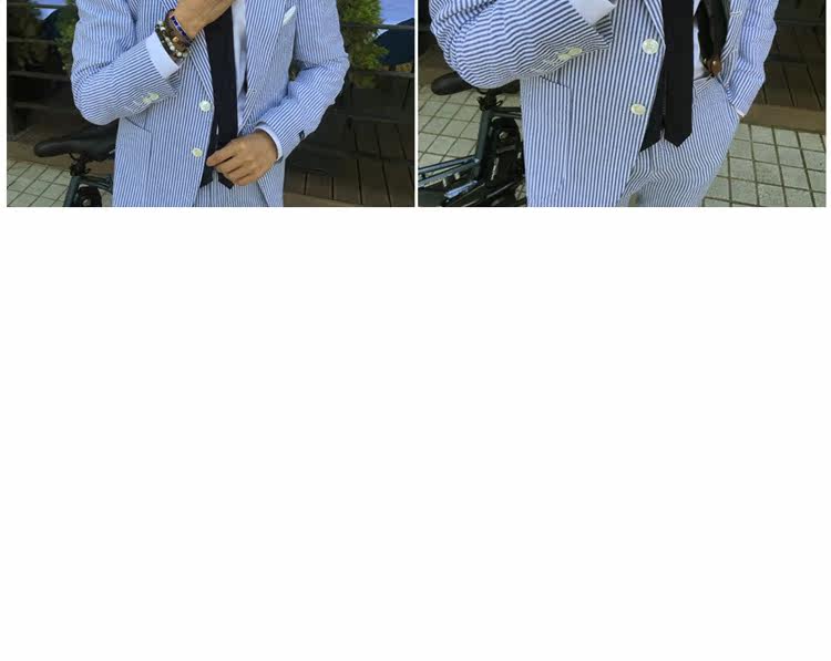 Costume homme en chanvre pour été - Ref 1563479 Image 33