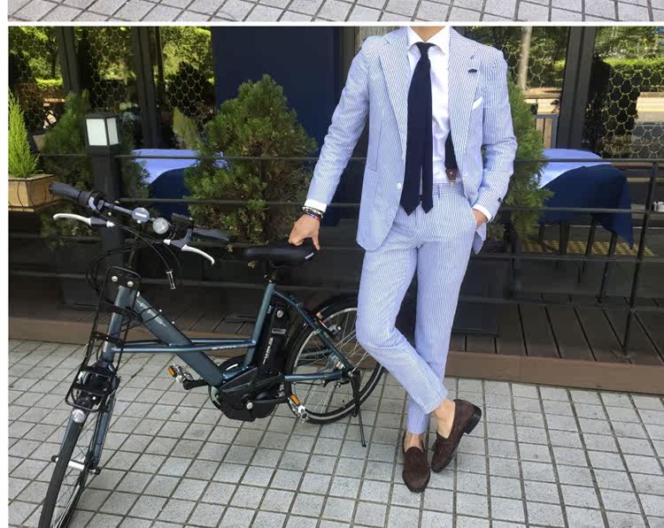 Costume homme en chanvre pour été - Ref 1563479 Image 26