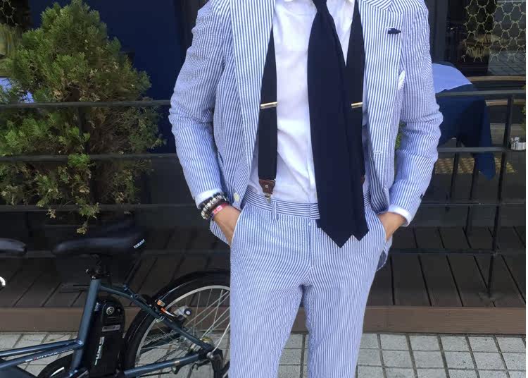 Costume homme en chanvre pour été - Ref 1563479 Image 43