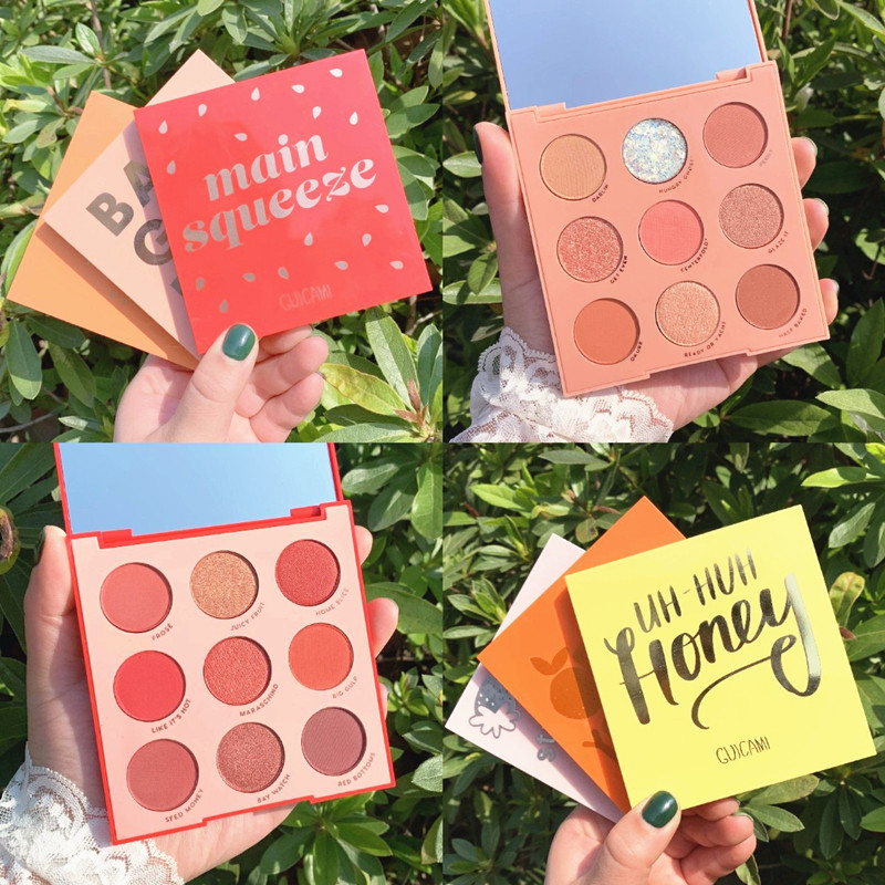 Fairy Carla Honey Coconut Honey Peach 9 Nine Color Eye Shadow Pan Bubble Affordable Student Newhand INS Polarized for Good