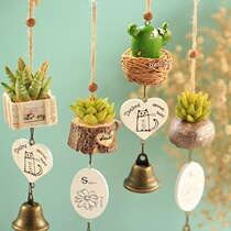 Creative resin simulation fleshy wind chimes zakka craft gift car decoration pendant home decoration