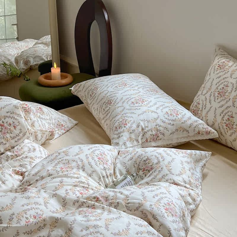 2022 new type A fabric soft breathable cotton aerobic double-layer cotton yarn three or four sets