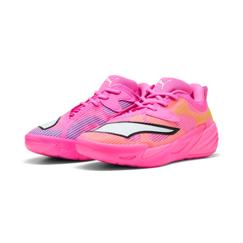 Puma Men's Contrasting Color Cushioning Anti-Slip Lightweight Nitrogen Midsole Basketball Shoes All-Pro 312842-01