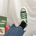 Phiên bản tiếng Hàn của ulzzang giày hoang dã cổ điển giầy thể thao nữ Plimsolls