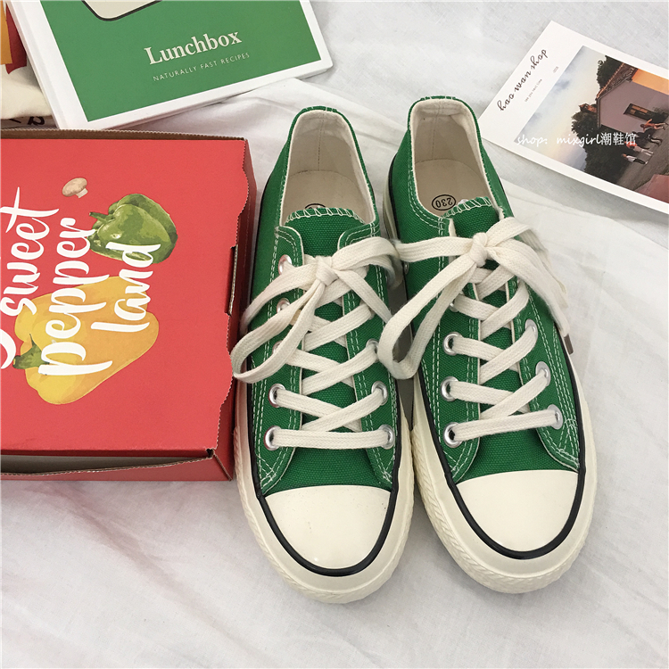 Phiên bản tiếng Hàn của ulzzang giày hoang dã cổ điển giầy thể thao nữ