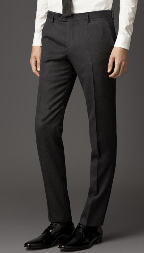 Pantalon serré pour jeunesse en laine - Ref 1470693 Image 7