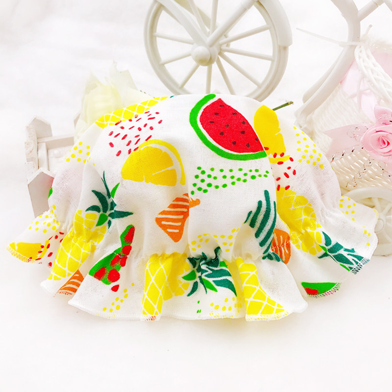 Baby Hat Summer and Autumn Hat 0 - 3 - 6 months gauze thin Princess Sun - proof male and female baby new baby