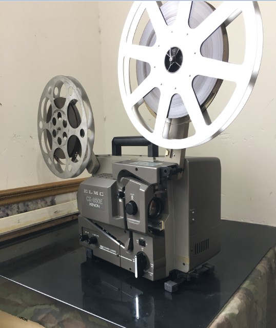 95 New 16mm ELMO ELMO CX350 Xenon lamp cinema projector projector warranty 1 year External speaker