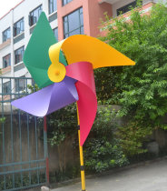 Direct selling Four Corners 1 1 meter 1 38 meters four leaves super large outdoor school thickened windmill decoration Real Estate