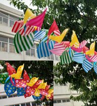 String rope plum blossom Windmill section string windmill pentagonal string style decorative string windmill thickening