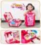 Chính hãng Xiaoma Baoli nhà bếp xe đẩy trường hợp tương tác cha mẹ-con mô phỏng cảnh đồ chơi đồ trang sức mỹ phẩm trường hợp chơi nhà thú nhồi bông among us