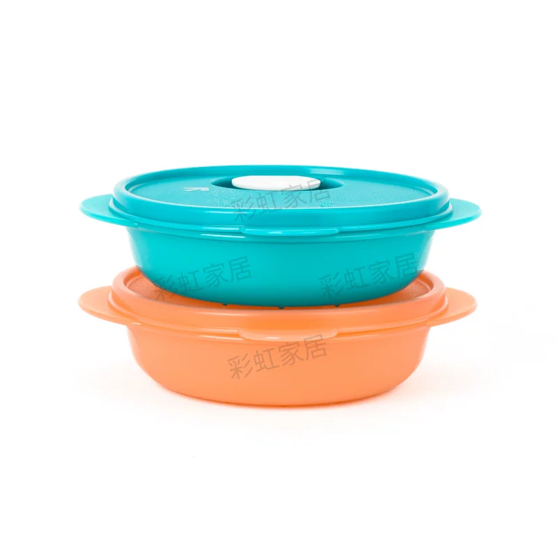 Складная миска Tupperware 390 мл в кристалле круглая миска для микроволновки с герметичной крышкой переносной ланч-бокс