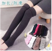 Mùa thu và mùa đông mẫu quần legging dày dài vớ cashmere của phụ nữ với tất trên đầu gối, đôi bốt