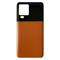 Задняя крышка IQOO10, горит оранжевым цветом, без логотипа