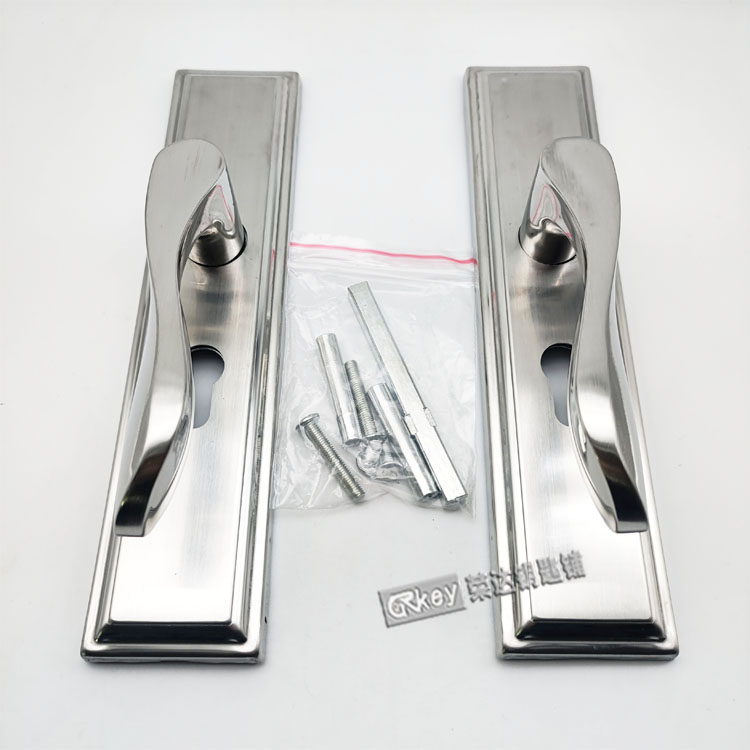 RS017 - 2 Interior door panel handle Room door door hands panel Mattida plate hands - on panel