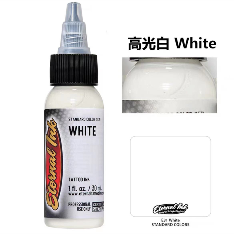 Yixiutang Tattoo Equipment Imported Tattoo Ink One Ounce Itenor High Gloss White White