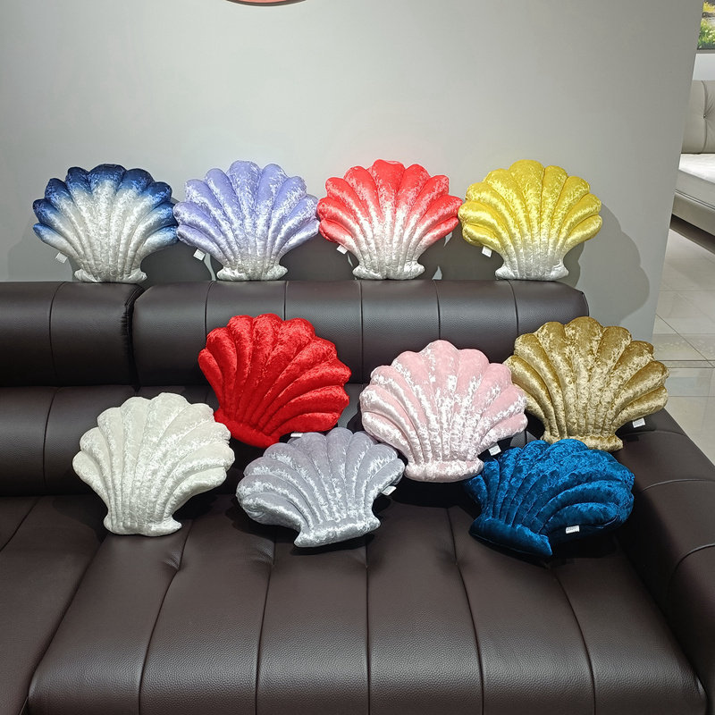 Simulated Shell Pillow Sofa Cushion Cushion Marine Life Doll Plush Toy Bedside Backrest Chair Cushion Simulated Shell Pillow Sofa Cushion Cushion Marine Life Doll Plush Toy Bedside Backrest Chair Cushion