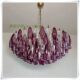 French MURANO purple glass Nanyang medieval living room Murano designer villa staircase living room chandelier