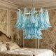 French light luxury living room main light, medieval glass tube ceiling lamp, American retro bedroom and restaurant atmosphere lamps
