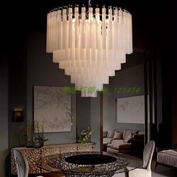 French-Style Living Room Chandelier, Light Luxury, Mid-Century Villa Crystal Dining Room Lamp, Vintage Glass, Simple Modern Bedroom Lamp