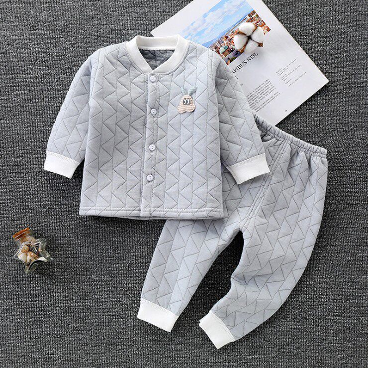 Baby lingerie pure cotton baby sanitary pants children clothes autumn winter clip cotton beating bottom male and female spring fever clothes pants thin cotton