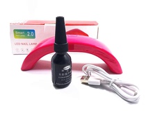 Shadowless glass sticky metal glue transparent crystal coffee table unshameless tape curing UV lamp